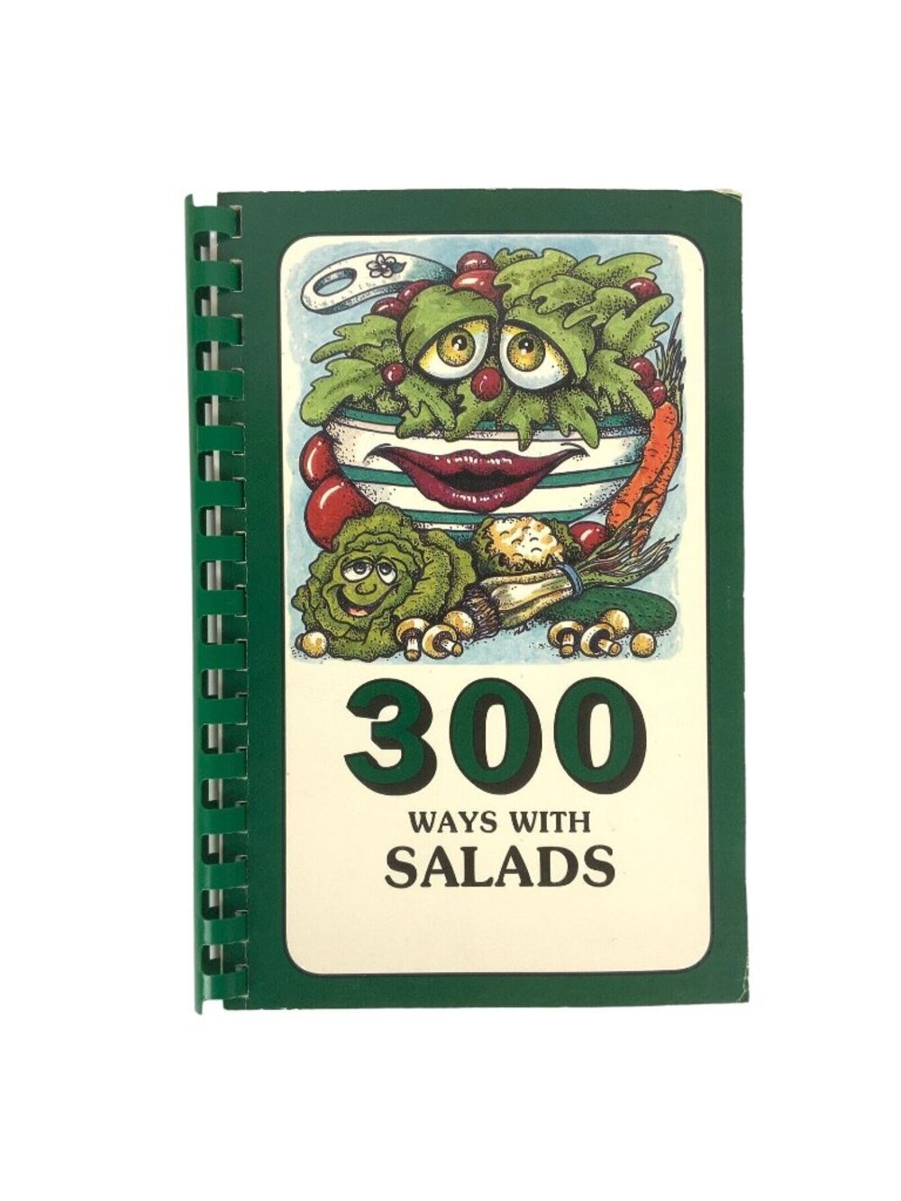 300 Ways With Salads Spiral Bound Cookbook By Morris Press 1994 Veggie Recipes